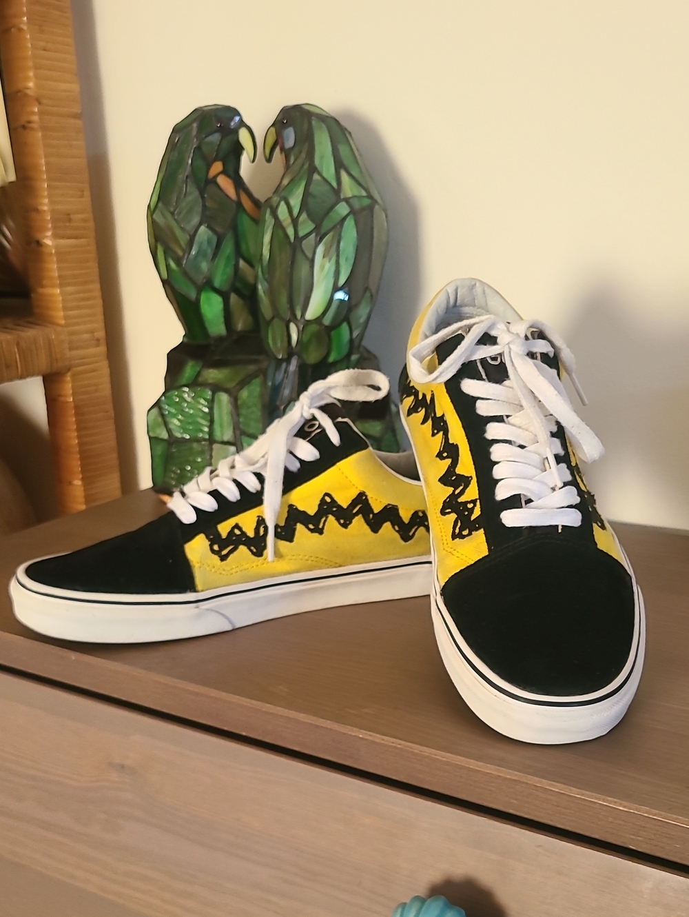 Vans Peanuts Good Grief Old Skool Sneakers Size 10.5 - Picture 8 of 16